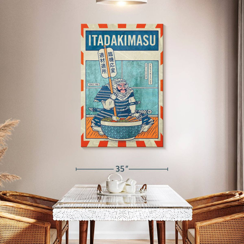 Yarlin Itadakimasu Ramen, 48" H x 32" W