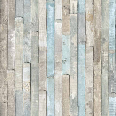 Decorative Self-Adhesive Film, Beach Wood, 26" x 78" Roll