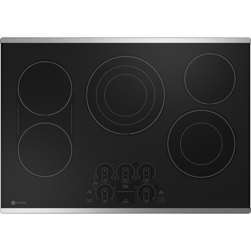 29.75" Electric Cooktop with 5 Elements, Stainless Steel