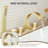 3 Handles Deck Mounted Bathroom Tub Faucet Trim with Handshower-108803566