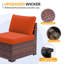 Ensemble de meubles de patio 7 pièces, canapé modulaire en rotin avec dossier incliné-1338605332-1338605330