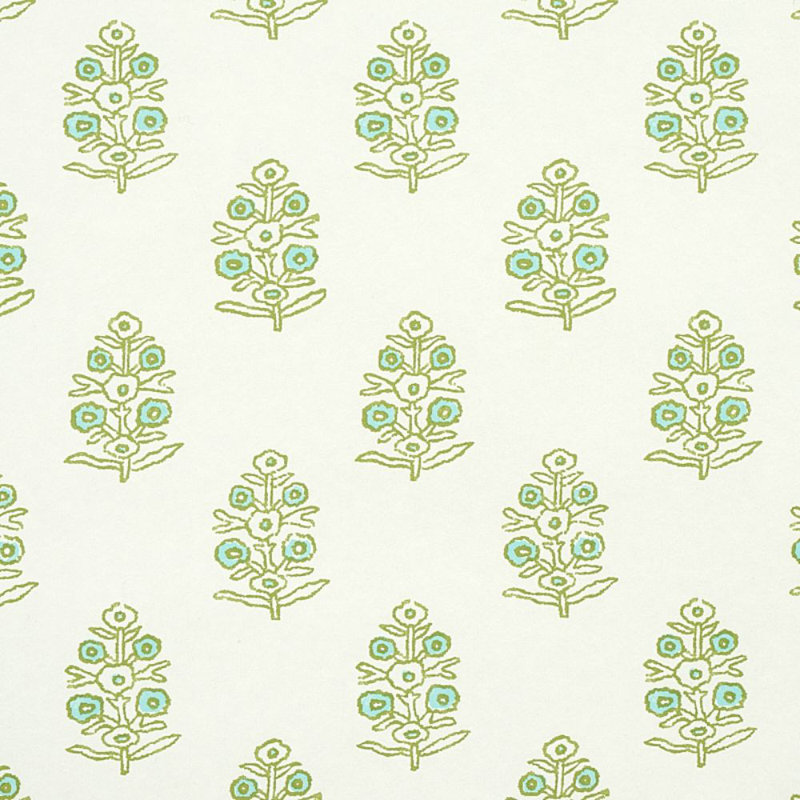 Papier peint Aditi, Vert