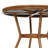 Rylan Indoor/Outdoor Commercial Glass Top Bistro Table-1190103909