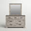 Commode 7 tiroirs avec miroir Giahnna