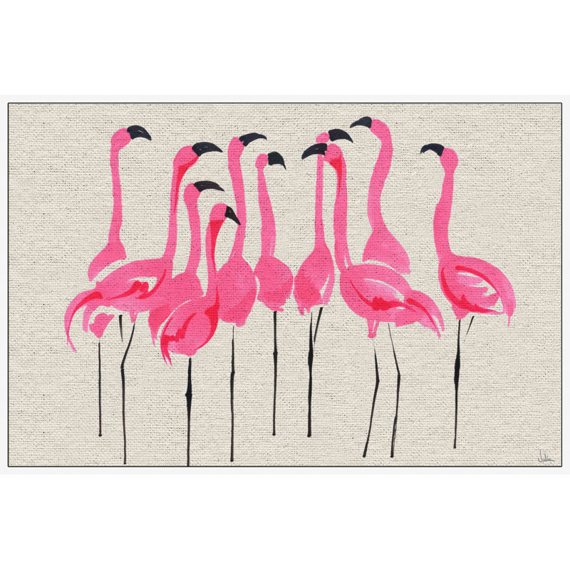 «In the Blush II», reproduction d'aquarelle encadrée sur toile, H 20 po x l 30 po x P 1,5 po