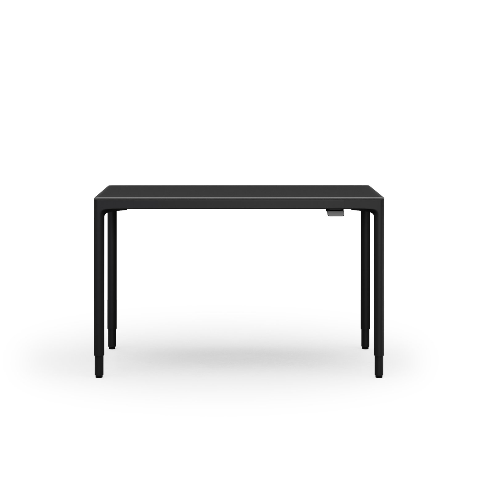 Luma Office - Lift Desk, 27 " H x 48" W x 24" D, Black