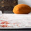 Tapis abstrait ivoire / rouille-2004656399