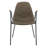 Saddle 19.3'' H Faux Leather Upholstered Armchair-2076340025