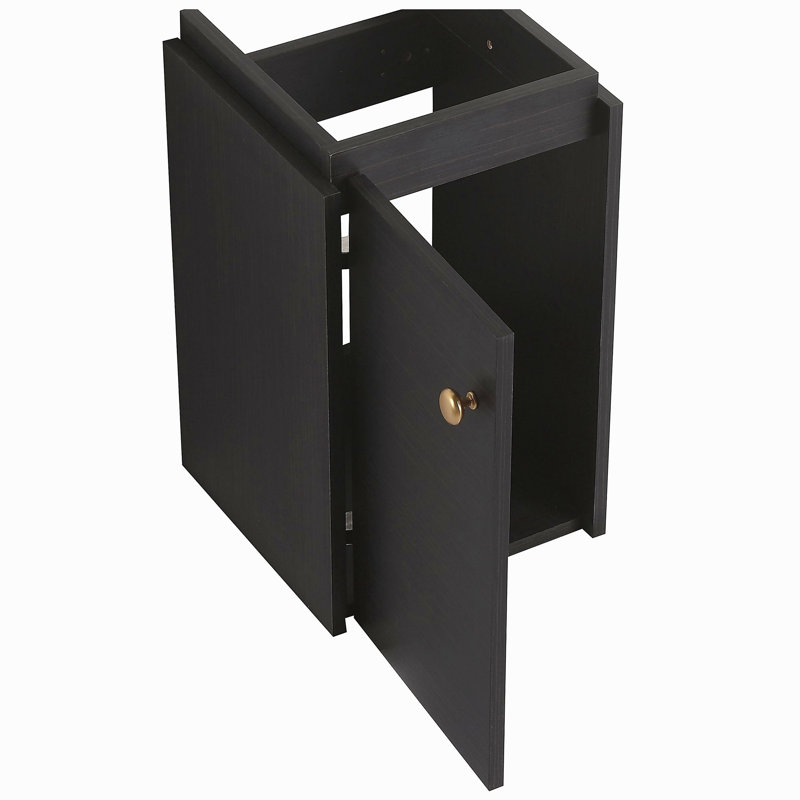 Meuble-lavabo avec lavabo 12 po pour petite salle de bain, meuble-lavabo avec porte, petit meuble-lavabo avec lavabo