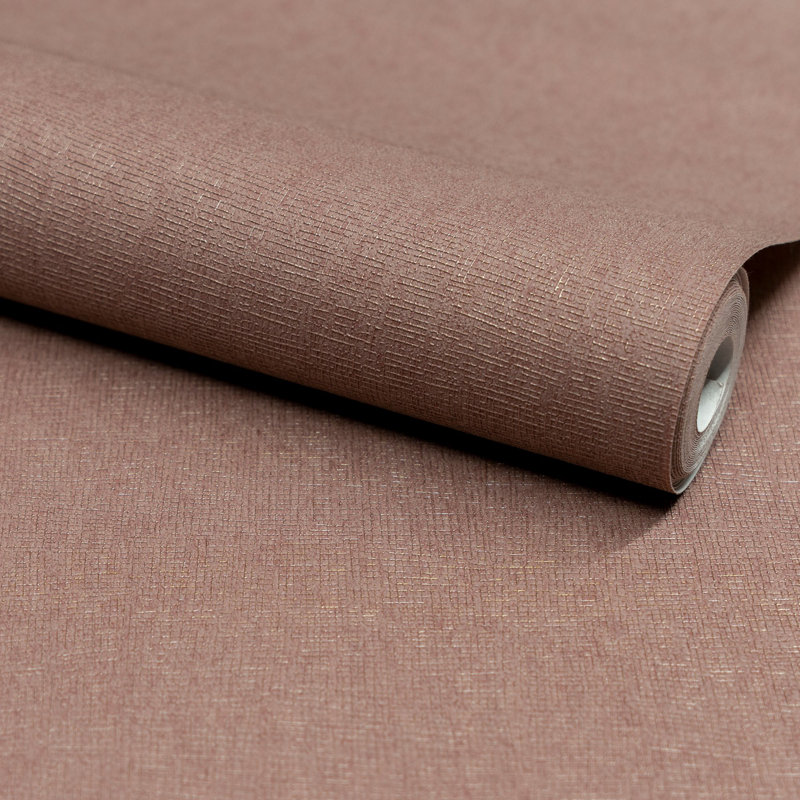 Surfaces Collection Natural Texture Wallpaper Roll, Pink
