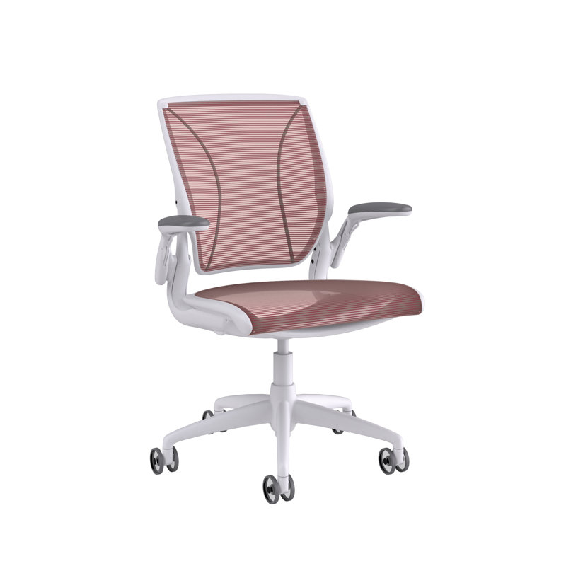 World Mesh Task Chair, White, Adjustable, White