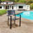Codie-James 4 - Person Teak Patio Dining Set with Round Table