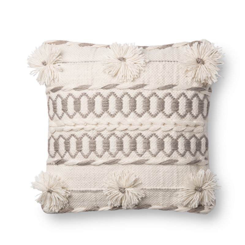 Hennen Indoor/Outdoor Throw Pillow, No Fill