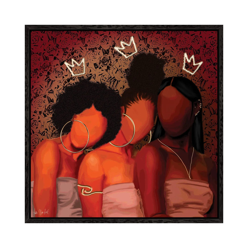 Love Light by Faith With An E - Print on Canvas, 45.72cm H x 45.72cm W x 3.81cm D, Black Framed