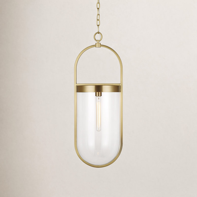 Luminaire suspendu géométrique 1 lumière Middleway Roselyn, Bronze brillant, H 31,125 po x l 10,75 po x P 11,5 po