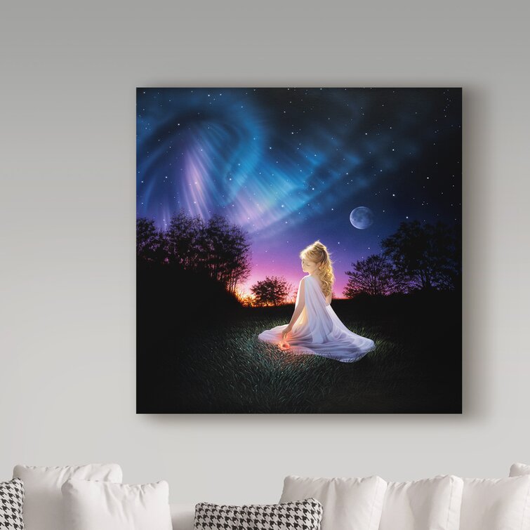 'Evening Wonder' Graphic Art Print on Wrapped Canvas