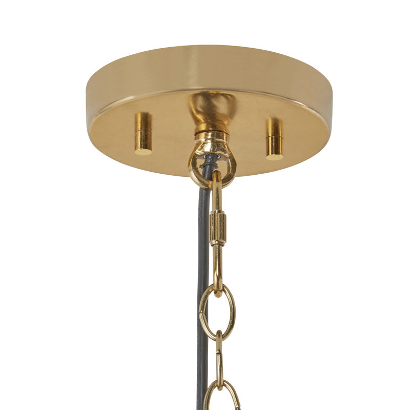 Luminaire suspendu en verre mercuré 1 lumière l 9 po Meckenzie avec cadre en chêne