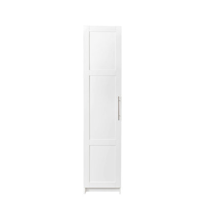 Latitude Run Stackable Wall-Mounted Storage Cabinet – 70.8" Tall Multi-Purpose Organizer with Adjustable Shelves, 15.75" Depth