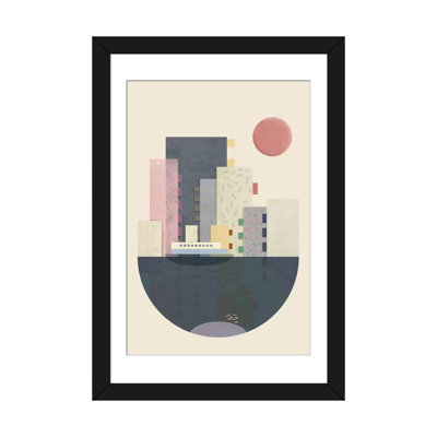 « city on earth » par flatowl, impression sur toile