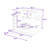 Wooden Bunk Bed with Trundle, Hooks and Side Shelves-1385674231-1385674124