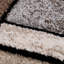 Polypropylène abstrait tissé à la machine en brun / beige-1876471292