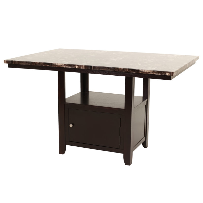 Faux Marble Top Dining Table, Standard (30" Height)