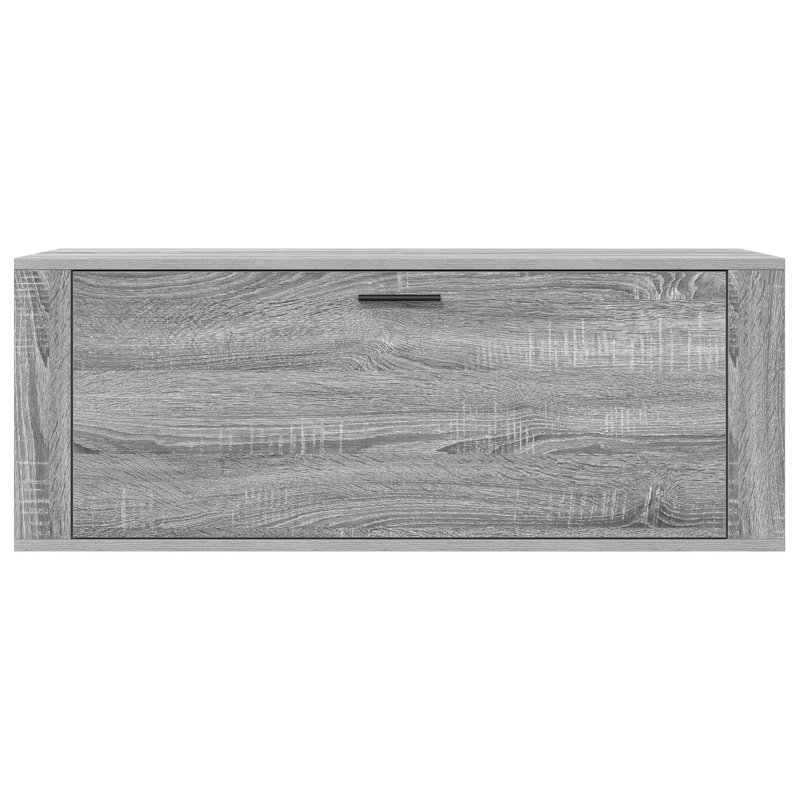 6 Pair Shoe Storage Cabinet, Grey Sonoma