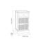 Abhiraam 40 cm W Bedside Table