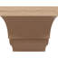 Bois de cèdre brut Asheboro, grain de bois TimberThane Corbel, apprêté brun clair-88289152