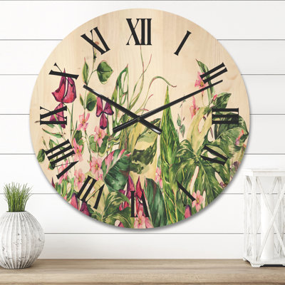 Solid Wood Wall Clock