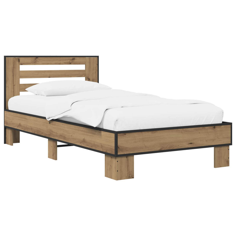 Bed Frame, Artisan Oak