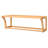 Bamboo Solid Wood Accent Shelf with Towel Bar