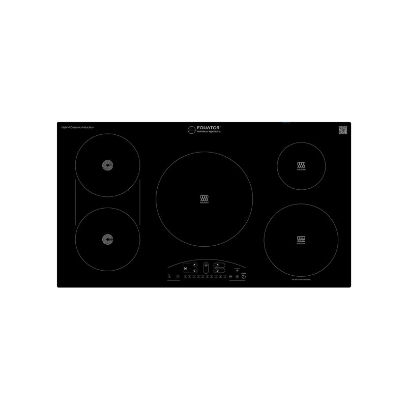 Plaque de cuisson électrique hybride 36 po Ceramic-Induction 36 V 220 V Equator
