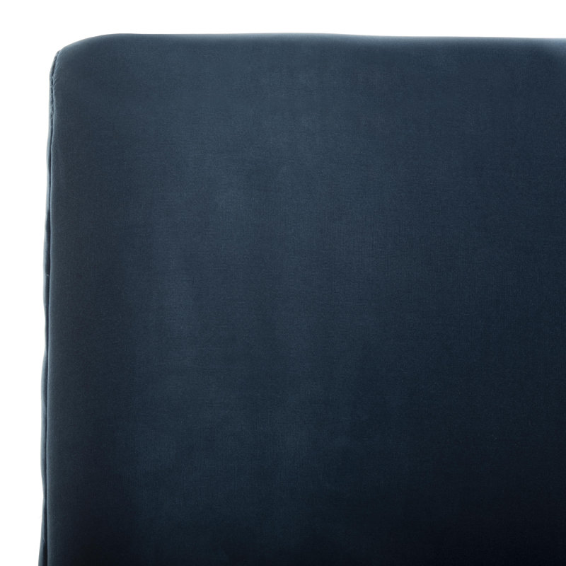 Pine Lake 20.25'' H Upholstered Side Chair, Velvet Aegean Blue