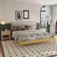 Ensemble de base de lit très grand moderne avec 2 tables de chevet-1969726982-1969727003