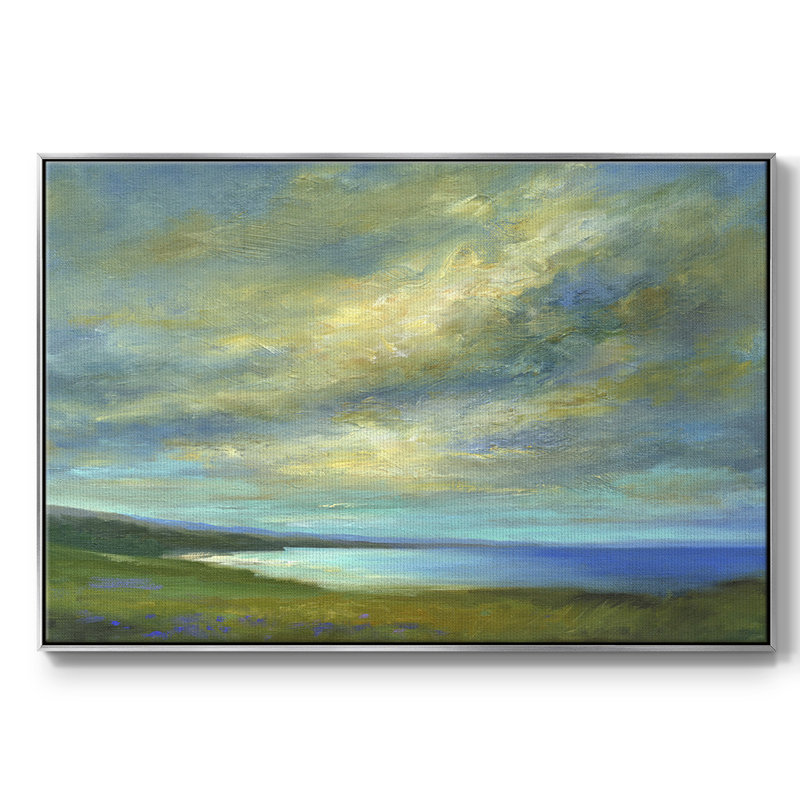 Vue sur la côte I, H 27 po x l 41 po x P 2 po, Argent