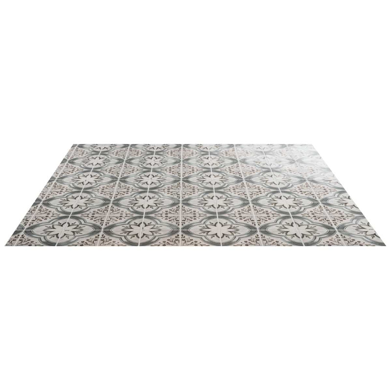 Paula Purroy Talia 5x5 Matte Ceramic Tile, Blossom Blue Gray