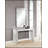 Hessa Mirrored & Faux Rhinestone Console Table, Assembled, Glamour And Elegance For Your Home Decor