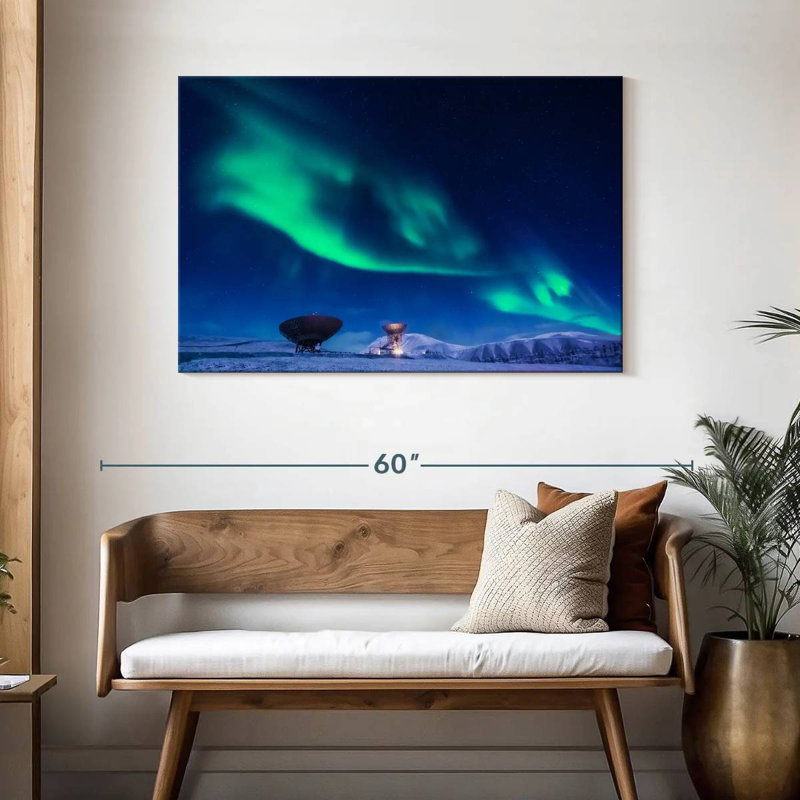 Alvord Longyearbyen Northern Lights, H 30 po x l 45 po