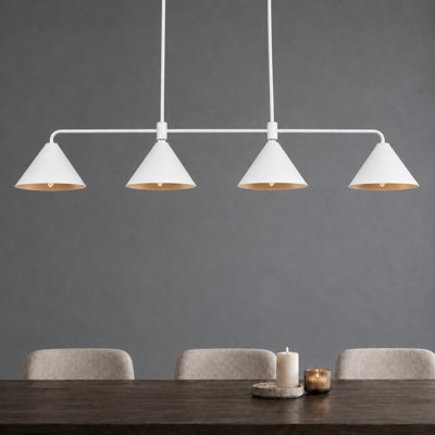 4 - Light Metal Chandelier