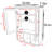 Alom Oversized Wall Mounted Bathroom Medicine Cabinet-613134739