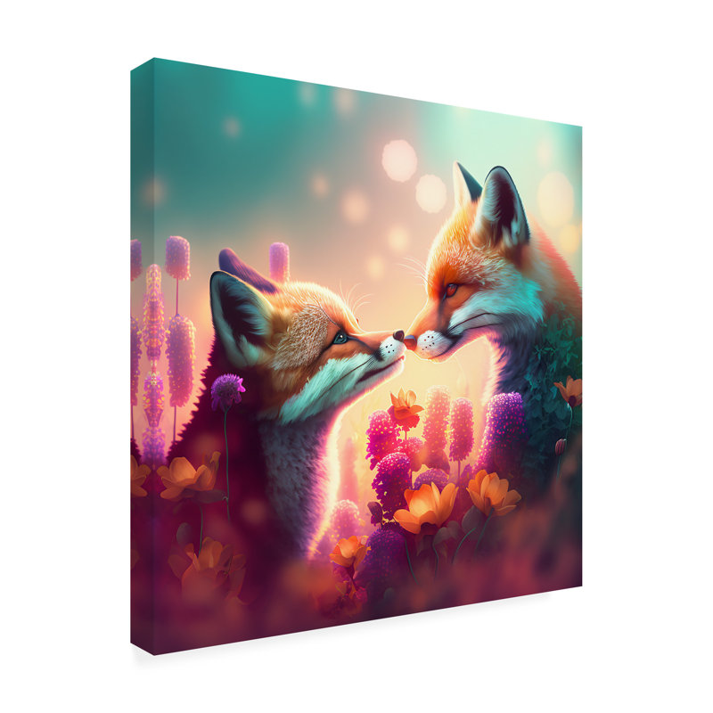 «Animals Woodland Animals», impression sur toile, H 14 po x l 14 po x P 2 po