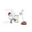 Elephantrunk Parcel Drop Box 2 Door Front Load Vertical Package Drop-10377000