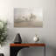" Western Cattle Drive Abstract Contemporary Horse Landscape Nature Wall Art Print " Print-1405984385