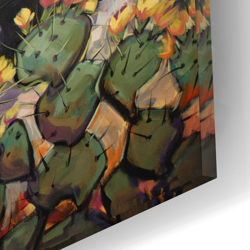 Art mural en verre acrylique «Git le long des chiens» par CR Townsend, H 12 po x l 16 po x P 0,13 po