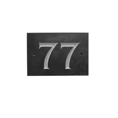 Odacia 10cm H Stone House Number