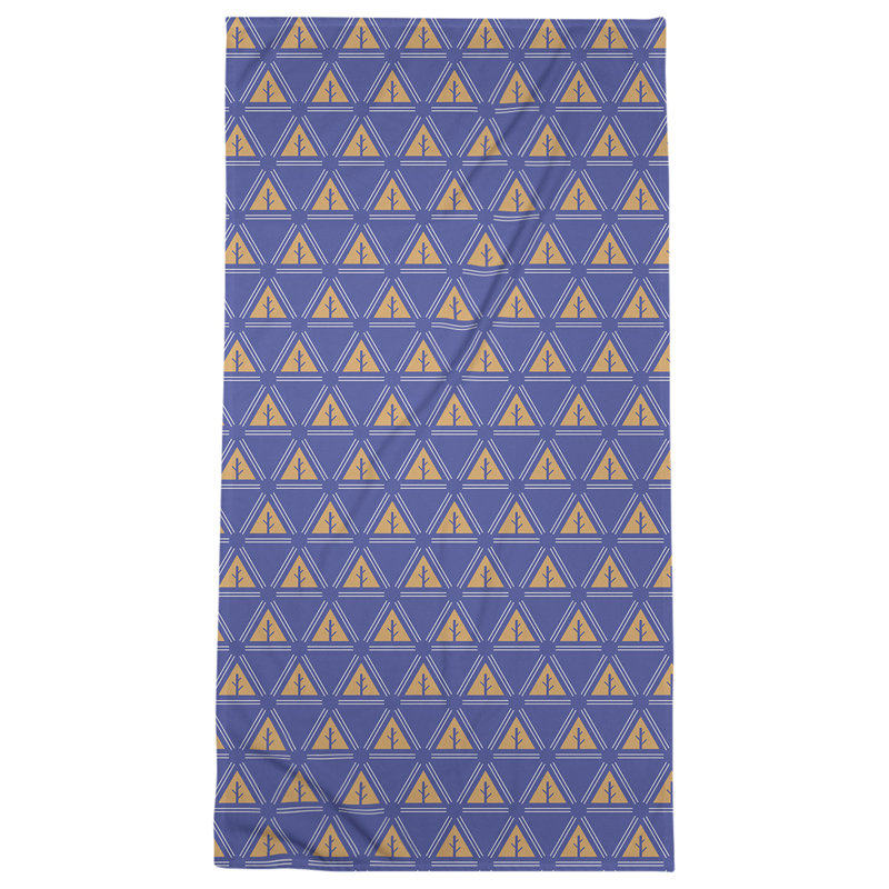 Barbra Beach Towel, Blue/Orange