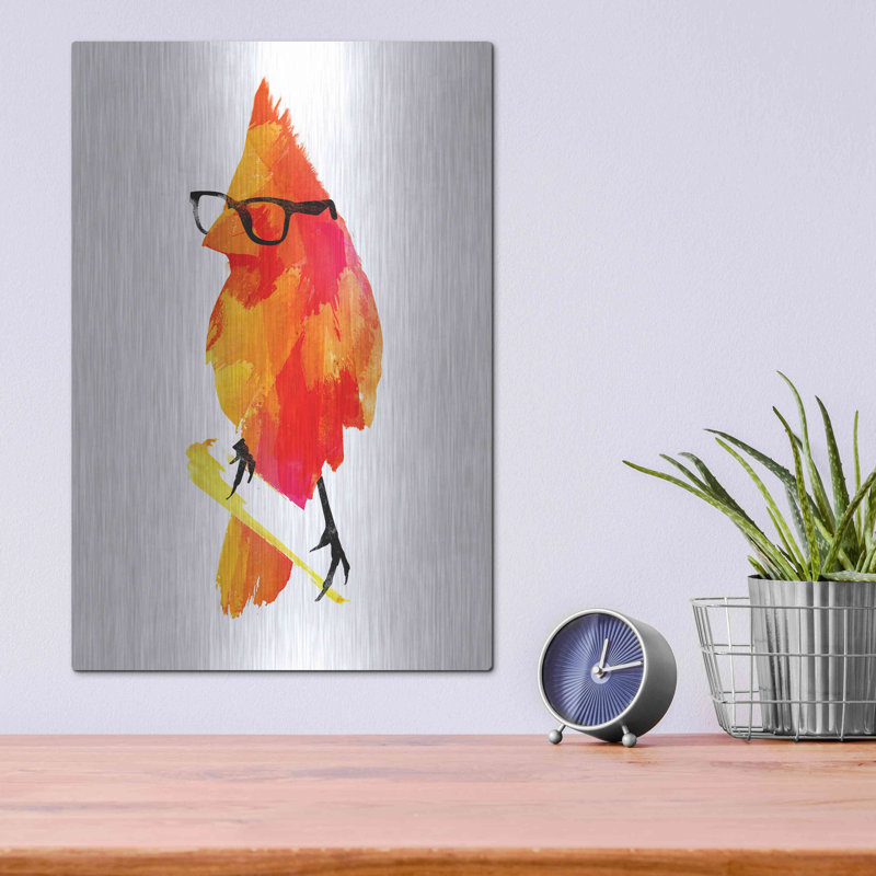 «Punk Bird» par Robert Farkas, H 16 po x l 12 po