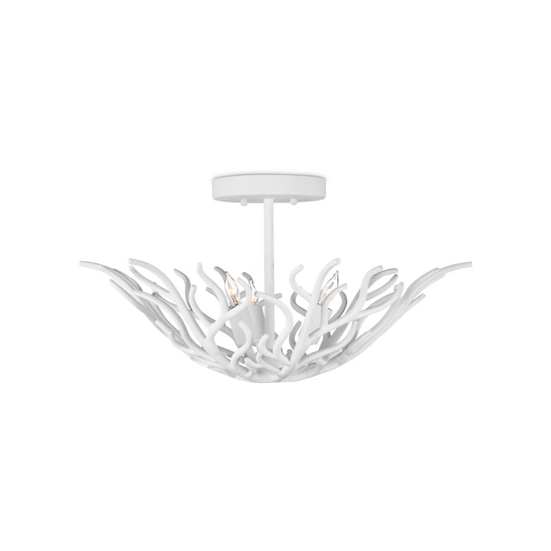 Snowfall 3 - Light Semi Flush Mount