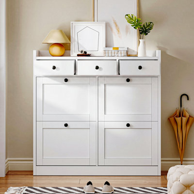 16-18 Pair Flip Down Shoe Storage